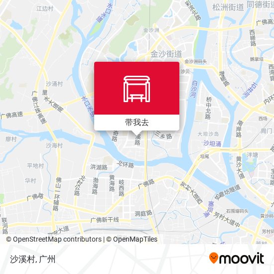 沙溪村地图
