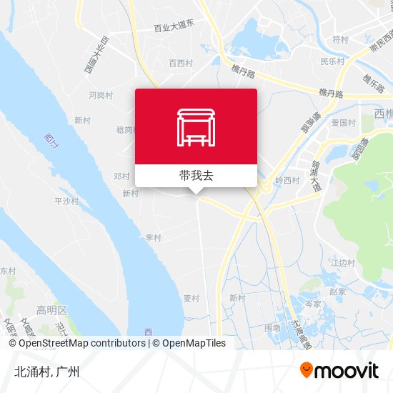 北涌村地图