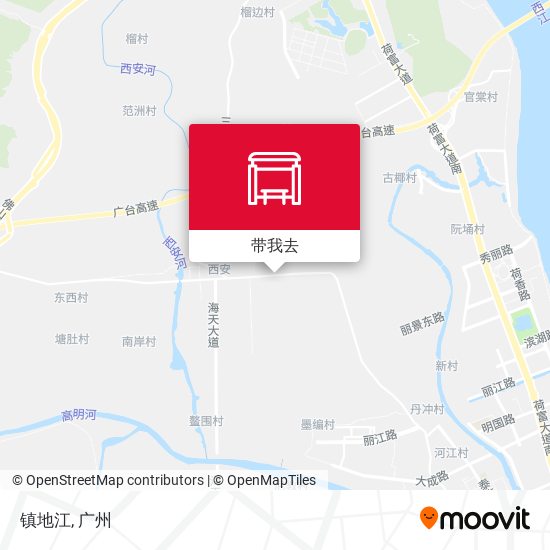 镇地江地图