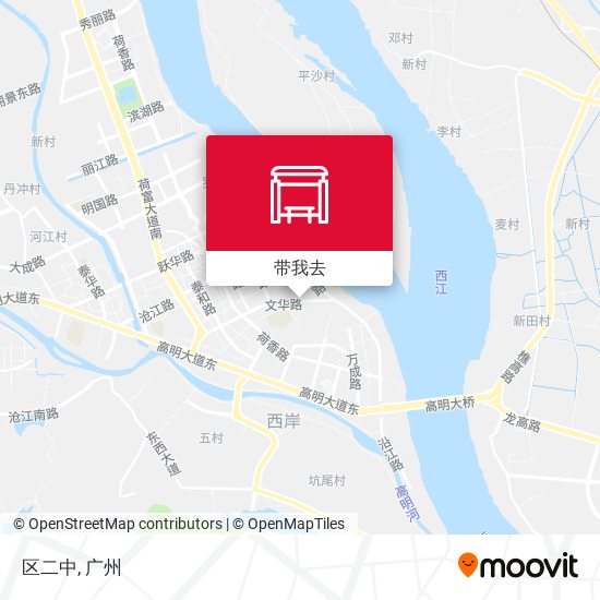 区二中地图
