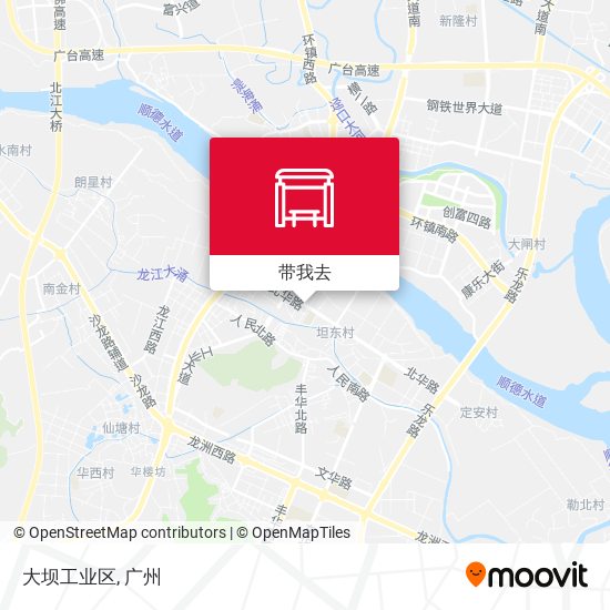 大坝工业区地图