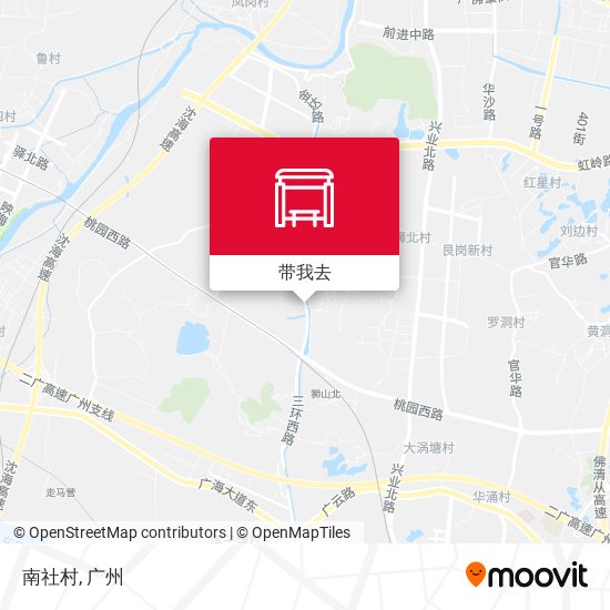 南社村地图