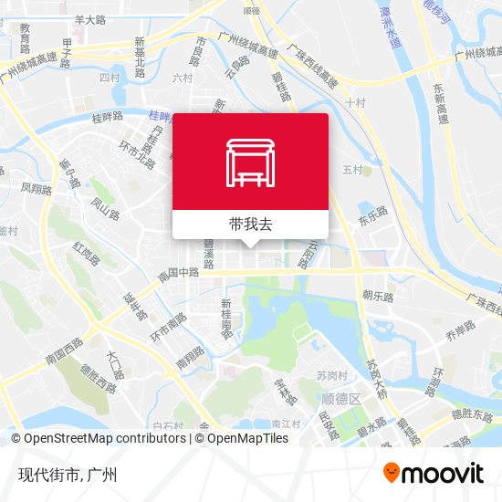 现代街市地图
