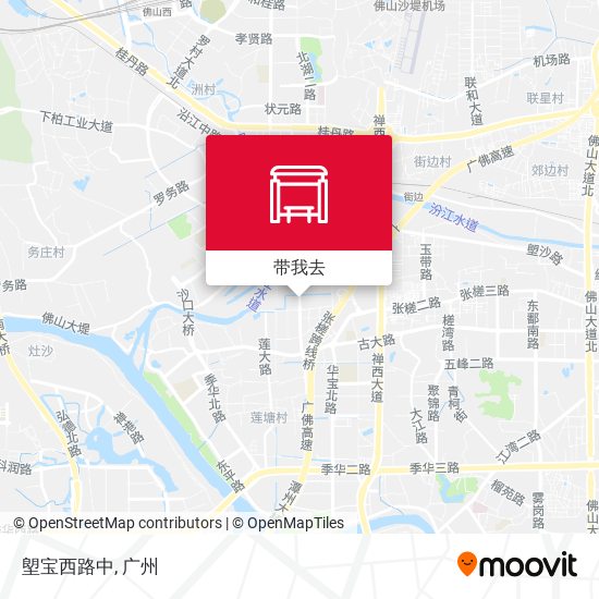塱宝西路中地图
