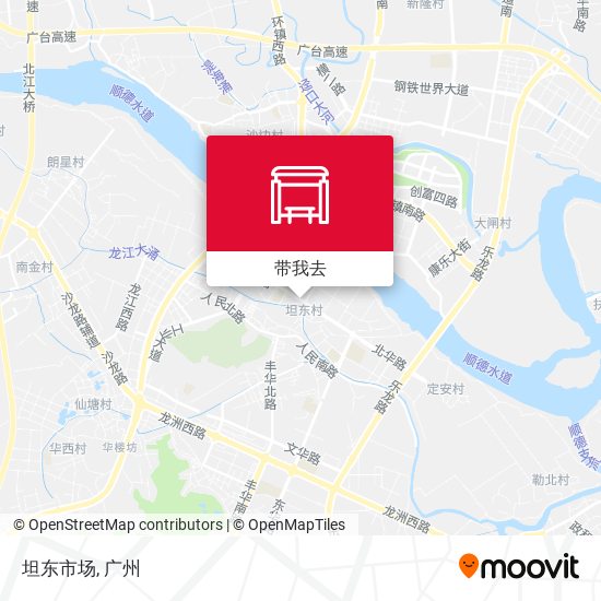 坦东市场地图