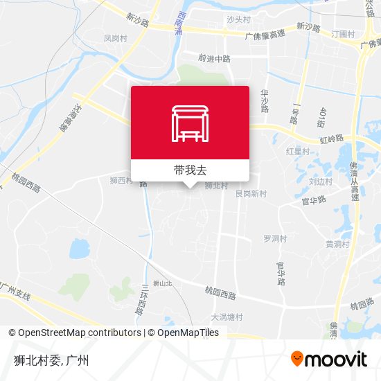 狮北村委地图