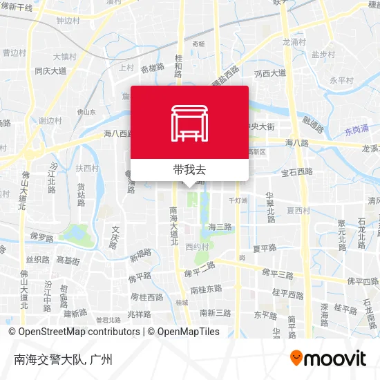 南海交警大队地图