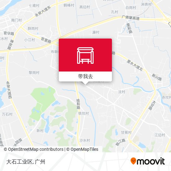 大石工业区地图