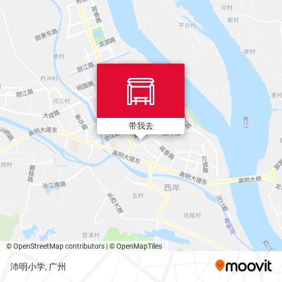 沛明小学地图