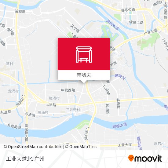 工业大道北地图