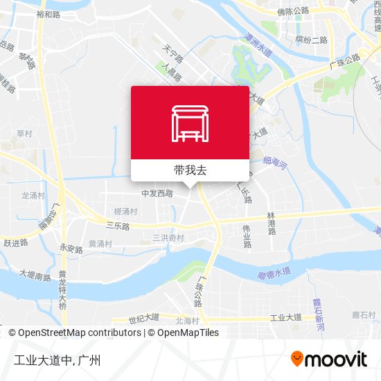 工业大道中地图