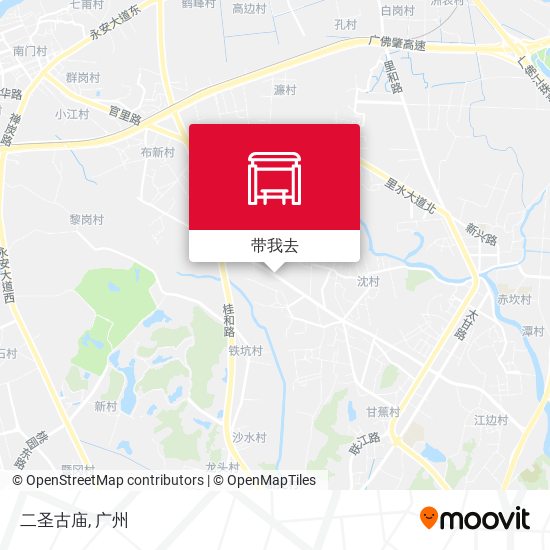 二圣古庙地图