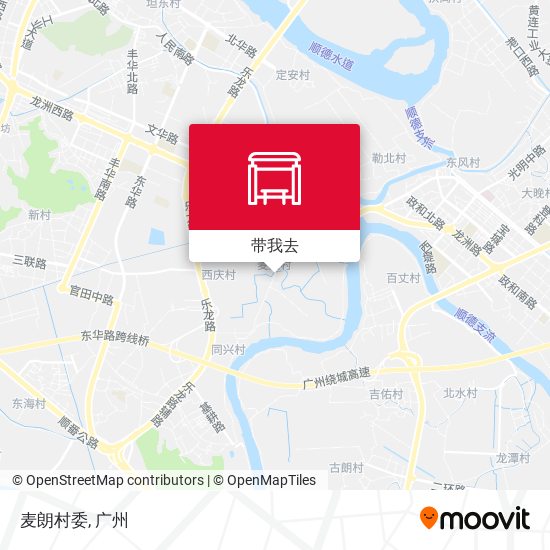 麦朗村委地图