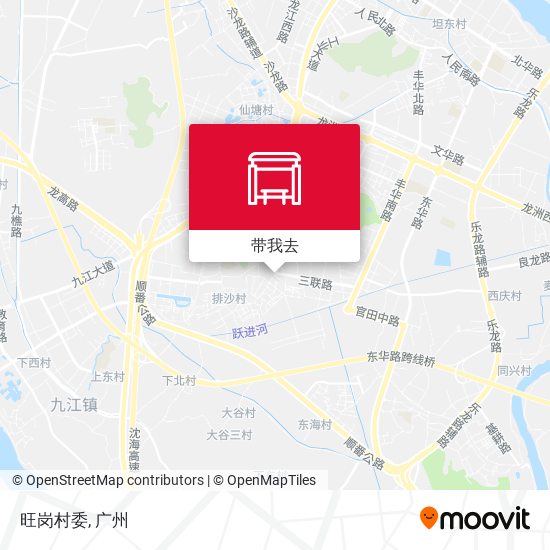 旺岗村委地图