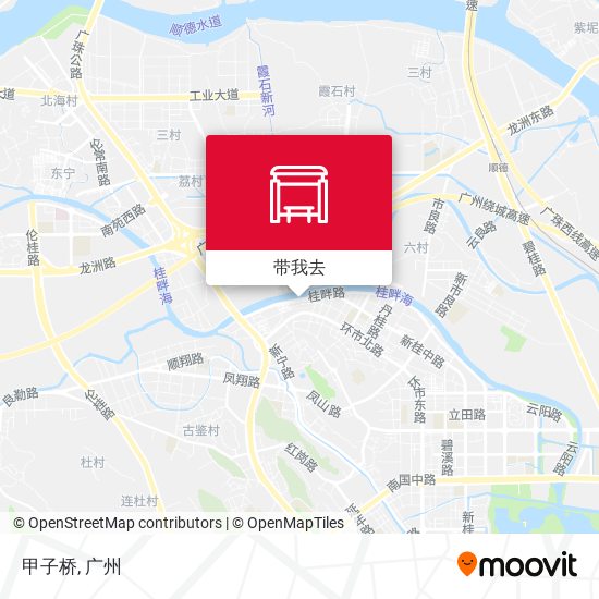 甲子桥地图