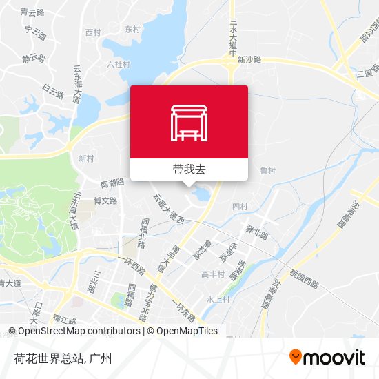 荷花世界总站地图