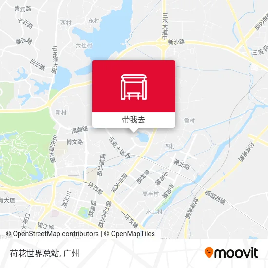 荷花世界总站地图