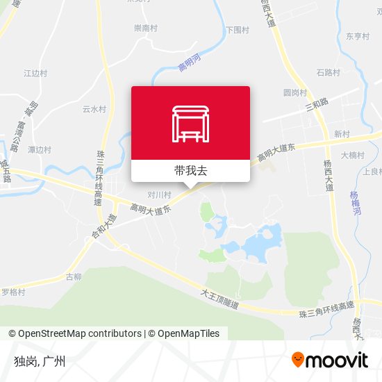 独岗地图