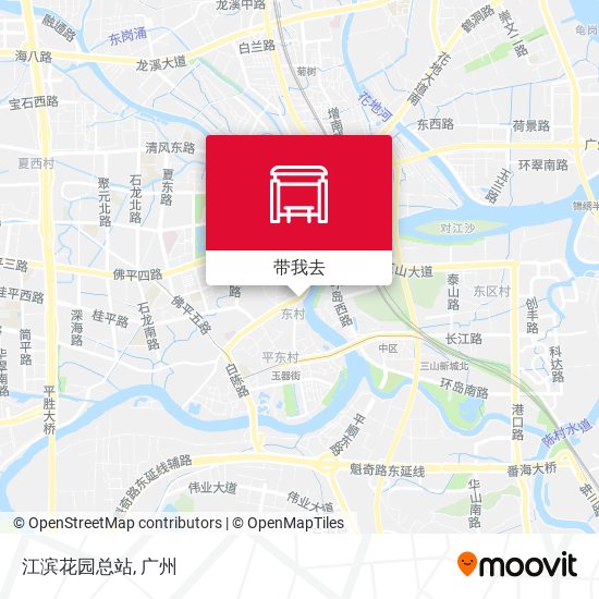江滨花园总站地图