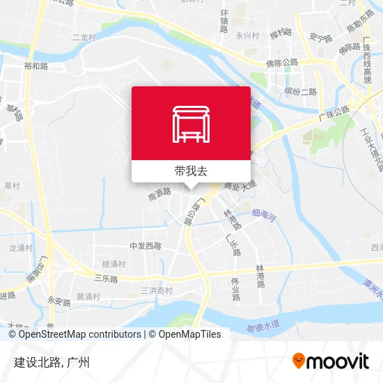 建设北路地图