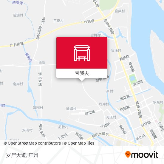 罗岸大道地图
