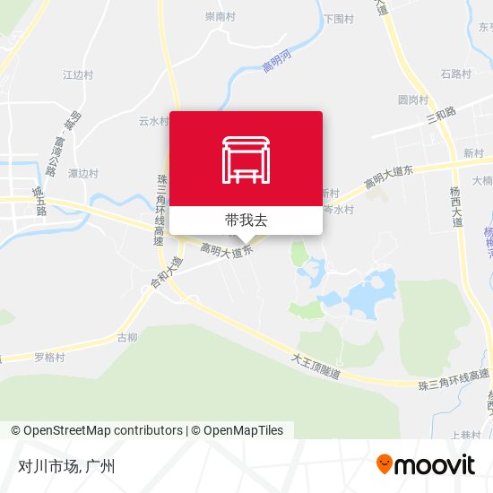 对川市场地图