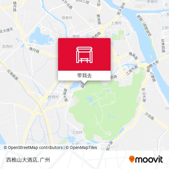 西樵山大酒店地图