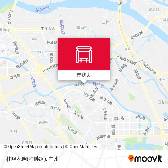桂畔花园(桂畔路)地图