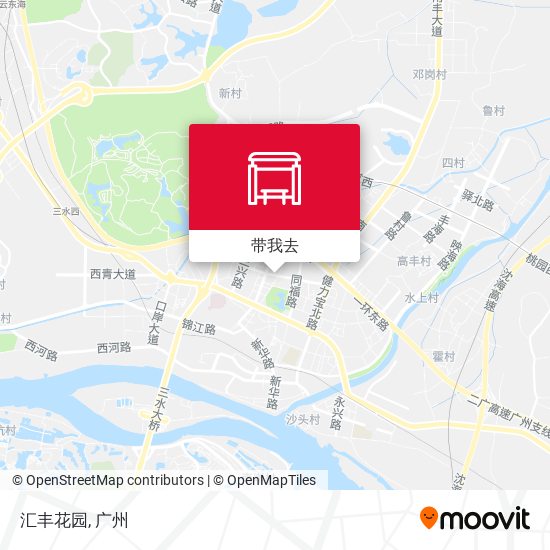 汇丰花园地图