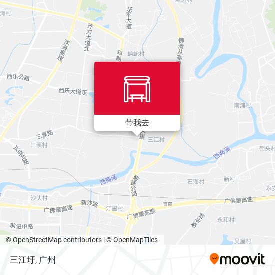 三江圩地图