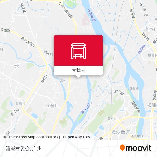 流潮村委会地图