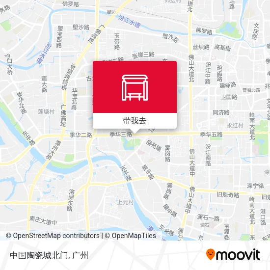 中国陶瓷城北门地图