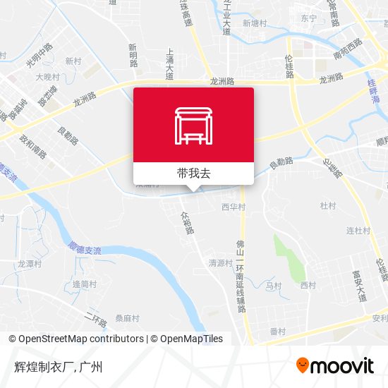 辉煌制衣厂地图