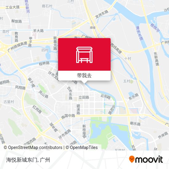 海悦新城东门地图