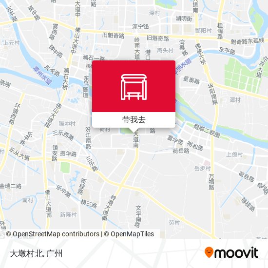 大墩村北地图