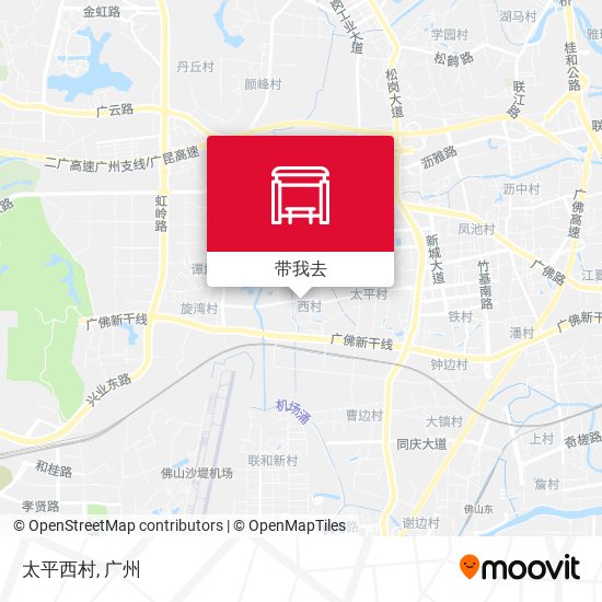 太平西村地图