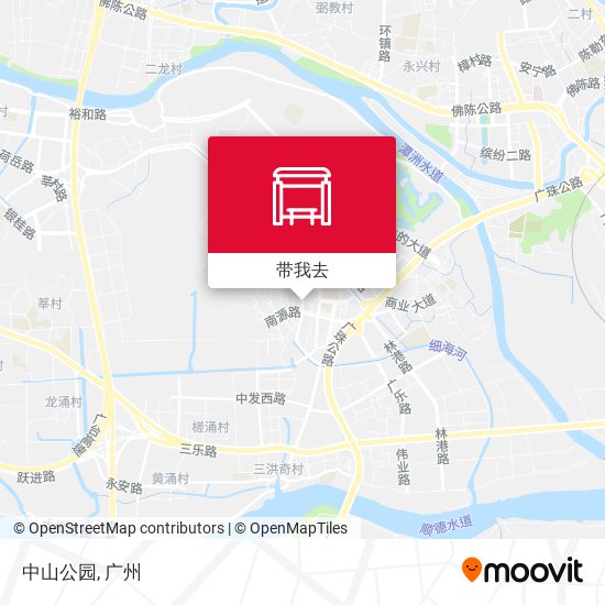中山公园地图