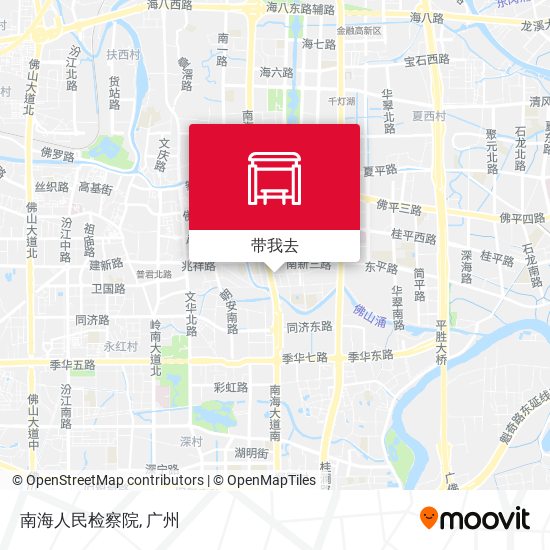 南海人民检察院地图