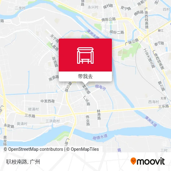 职校南路地图