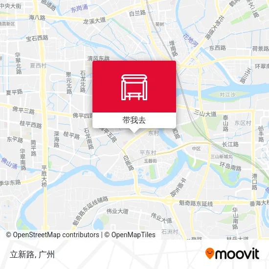 立新路地图