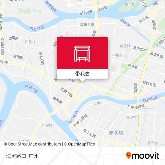 海尾路口地图