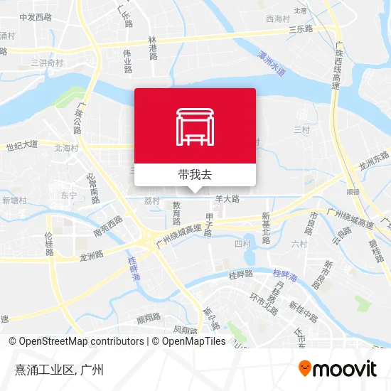 熹涌工业区地图