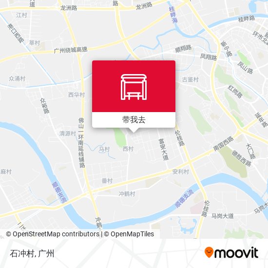 石冲村地图