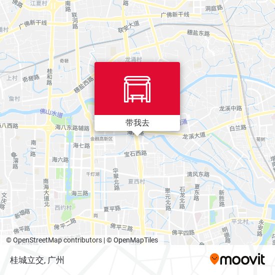 桂城立交地图