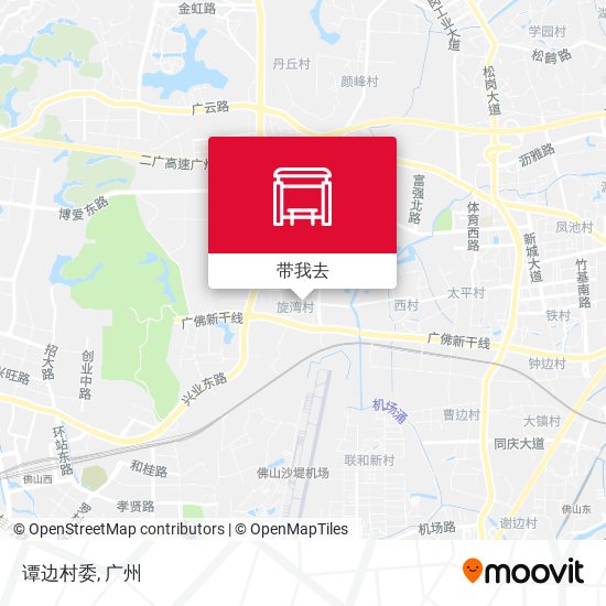 谭边村委地图