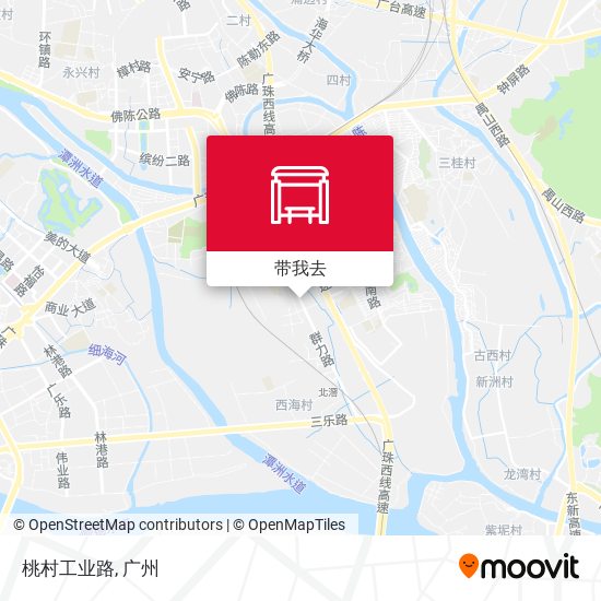 桃村工业路地图