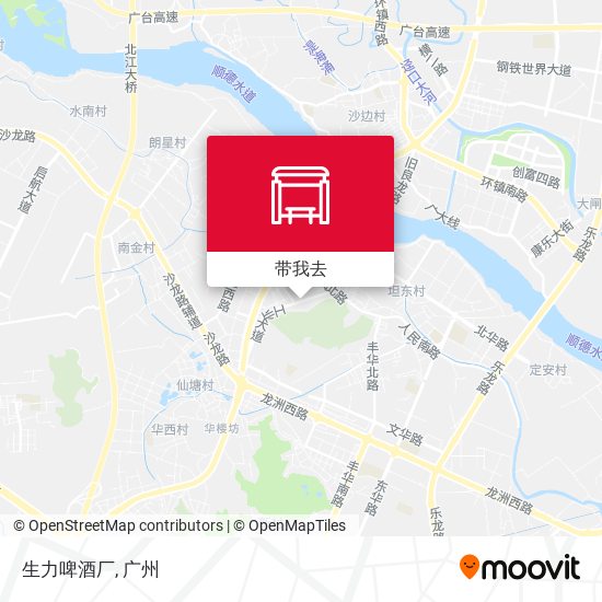 生力啤酒厂地图