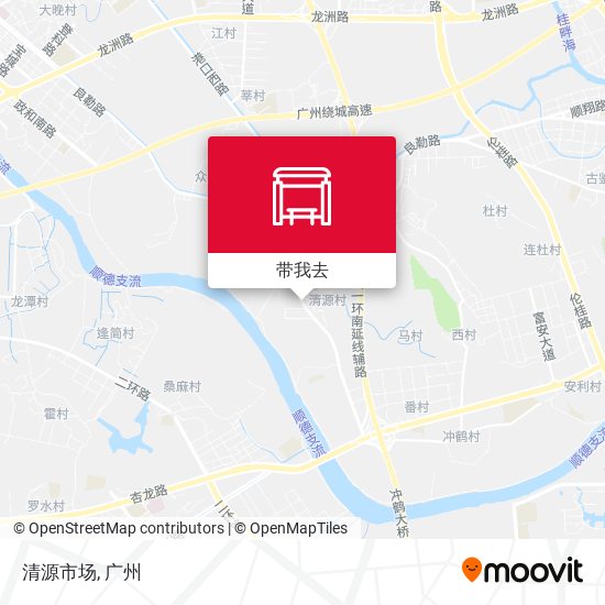 清源市场地图