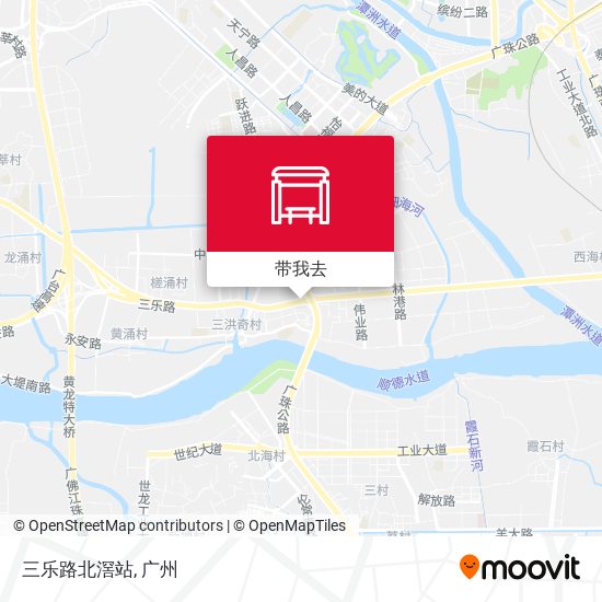 三乐路北滘站地图