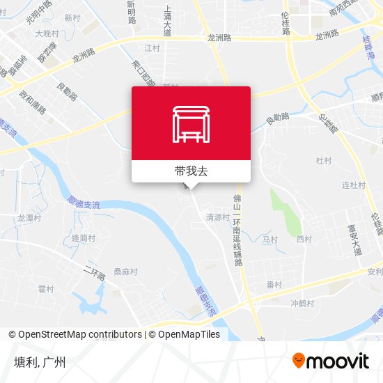 塘利地图